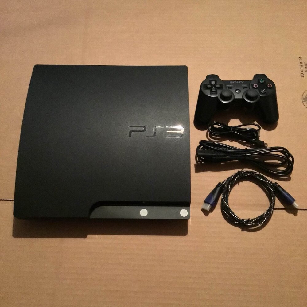 Sony PS3 CECH-2001A with Controller & Cables (Refurbished)